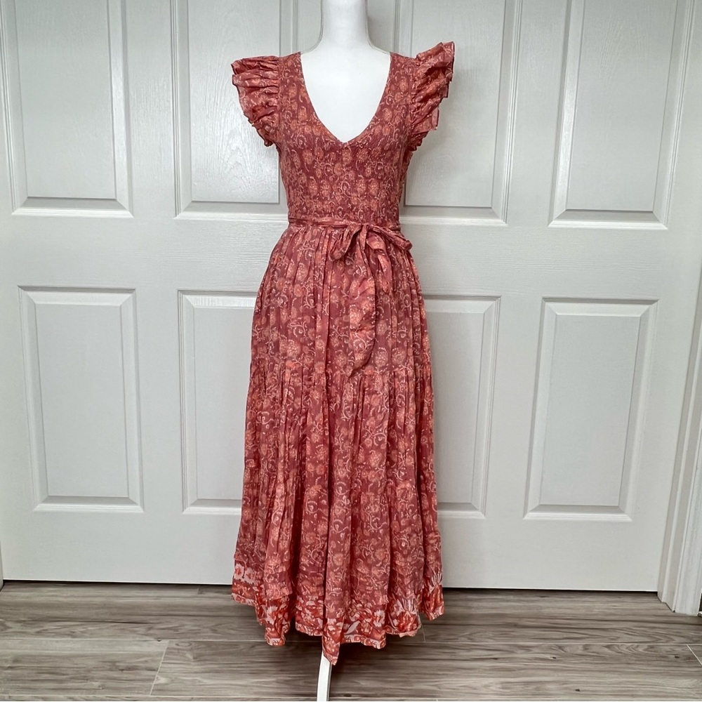 Cleobella Rita Ankle Dress Floral Size S